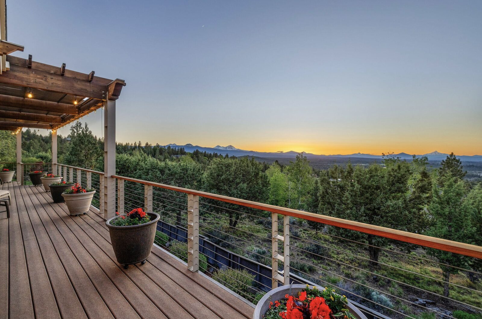 Awbrey Butte neighborhood in Bend Oregon — westside Cascade views